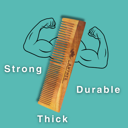 Anther Neem Wood Comb Strength