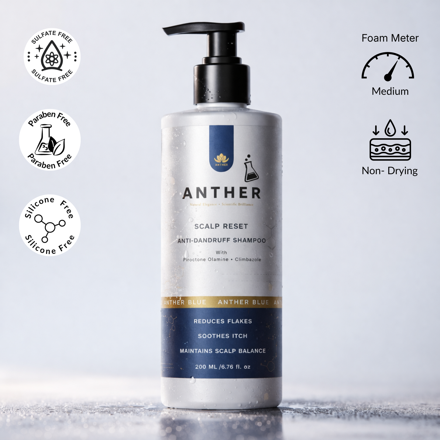 Anther Scalp Reset Anti-Dandruff Shampoo | 200Ml |